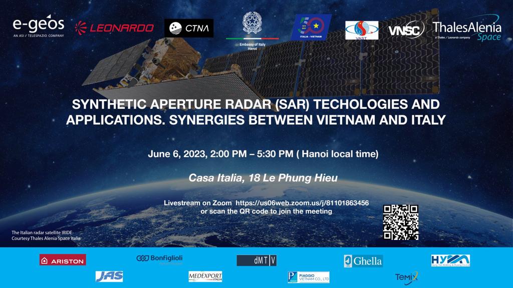 Synthetic Aperture Radar technologies and applications. Synergies between Vietnam and Italy