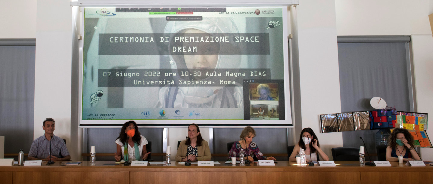 CERIMONIA DI PREMIAZIONE SPACE DREAM 2022