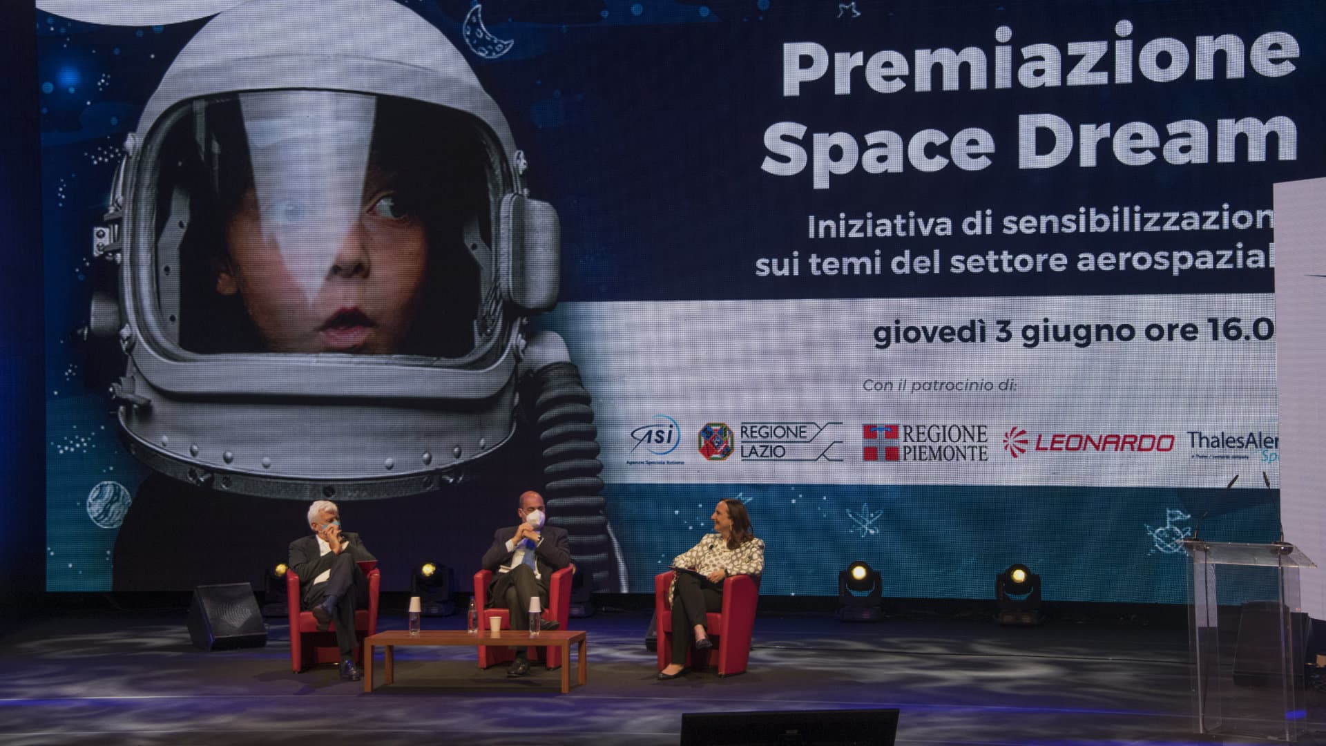 CERIMONIA DI PREMIAZIONE SPACE DREAM 2021