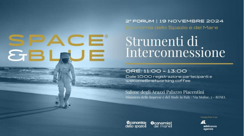 Il  CTNA al 2° Forum  Space & Blue. Strumenti di interconnessione.